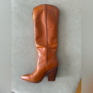 Steve Madden Brown Heeled Boots (worn once)